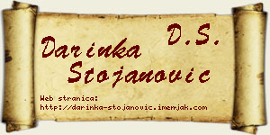 Darinka Stojanović vizit kartica